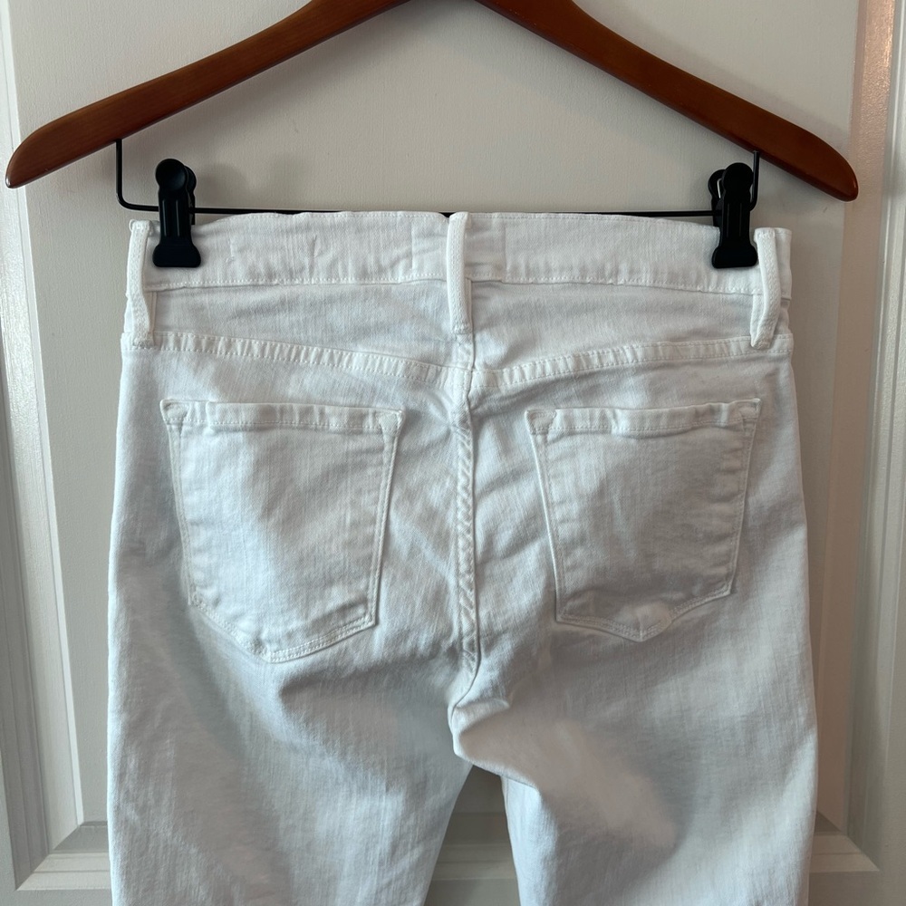 FRAME Le Skinny De Jeanne Jean White Women's Size 27 - Picture 7 of 14